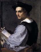 Andrea del Sarto The so called Portrait of a Sculptor oil painting artist